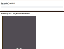 Tablet Screenshot of farmerinodell.com